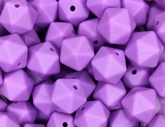 ИКОСАЭДР 14 ММ  силиконовая бусина